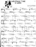 Peanuts theme song piano sheet music free