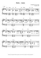 adele someone like you sheet music